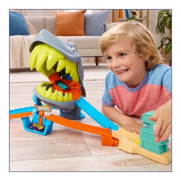 Hot Wheels City Shark Chomp Beach multifärg