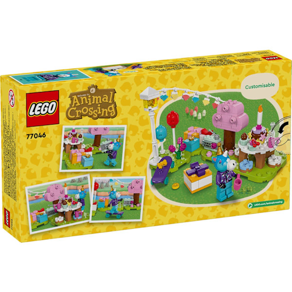 LEGO® Animal Crossing™ Födelsedagskalas hos Julian 77046 multifärg