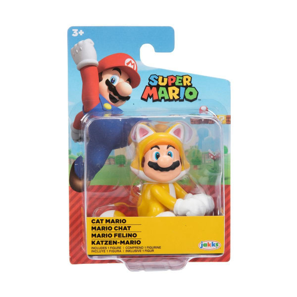 Super Mario Figur 5cm Limited Cat Mario multifärg