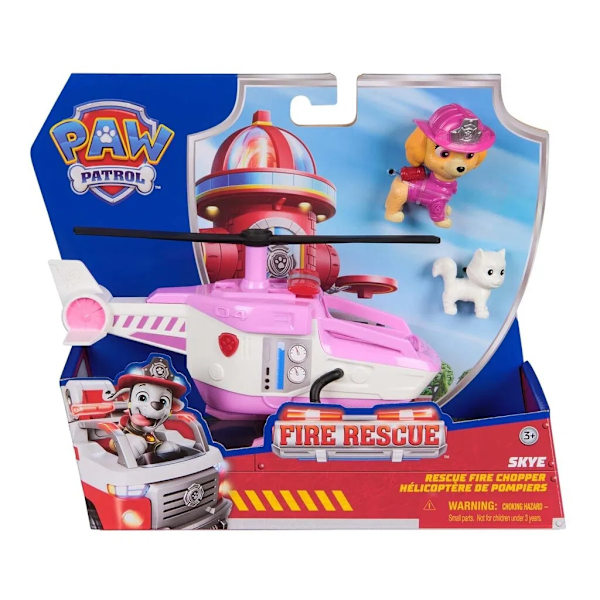 Paw Patrol Fire Rescue Fordon Skye multifärg