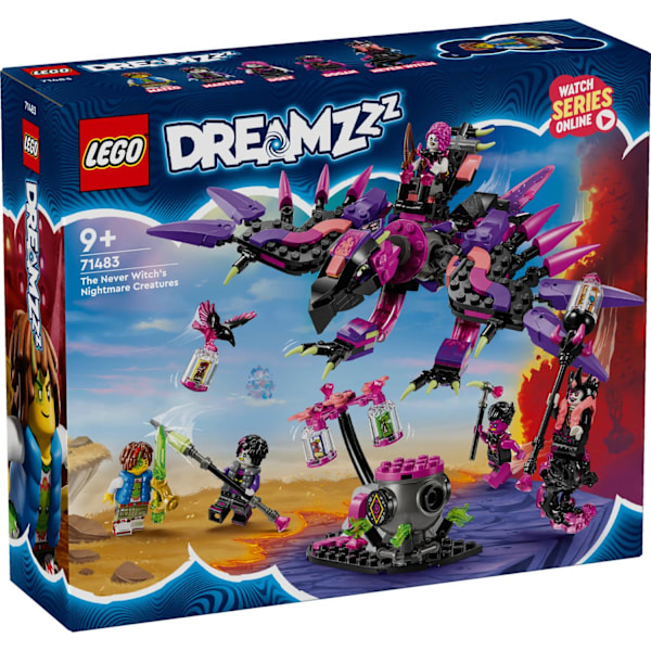 LEGO® DREAMZzz™ Neverhäxans mardrömsvarelser 71483 multifärg