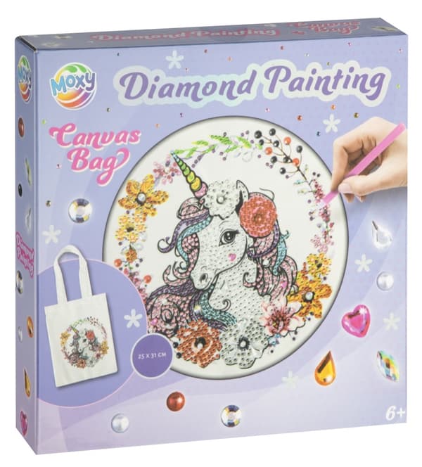 Diamond Painting Tygpåse multifärg