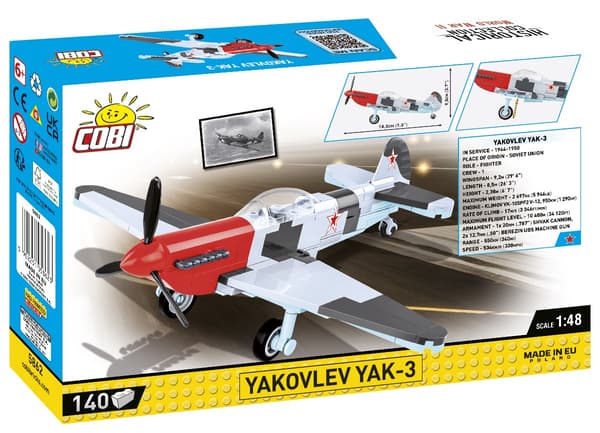 Cobi Yakolev YAK-3 1:48 5862 multifärg