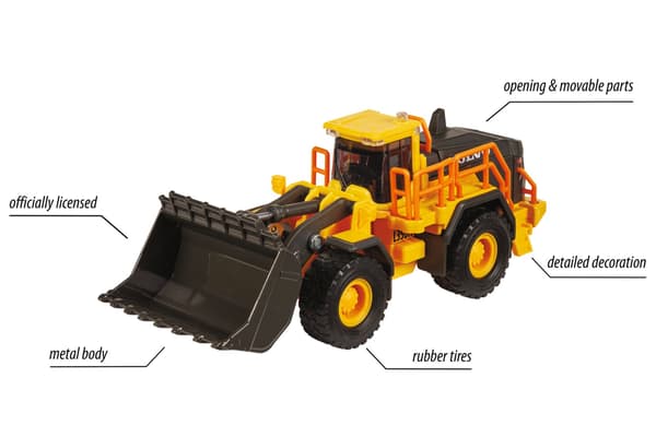 Majorette Volvo Wheel Loader Metall multifärg