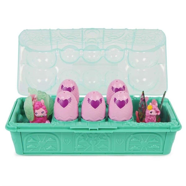 Hatchimals Rainbow Cation Family Carton Äggask Llama multifärg