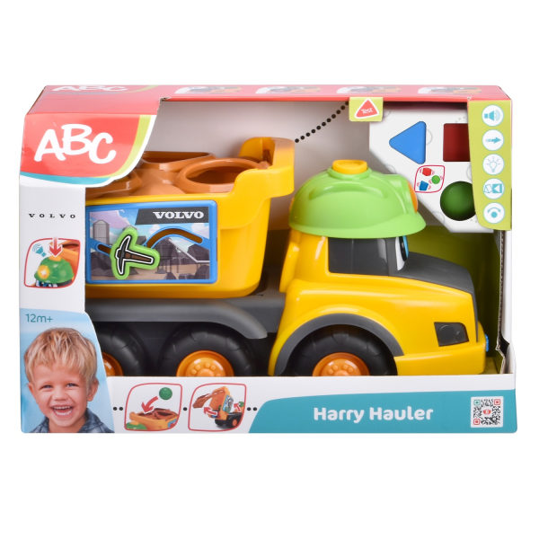 ABC Harry Hauler Lastbil med plocklåda och ljud multifärg