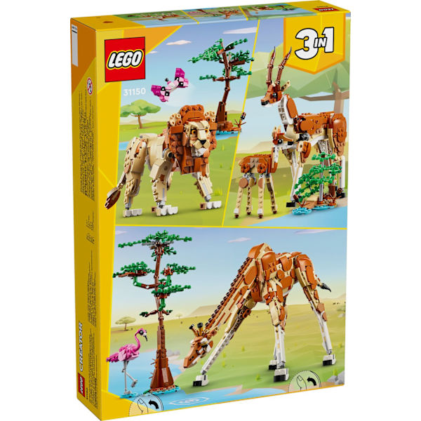 LEGO® Creator 3in1 Vilda safaridjur 31150