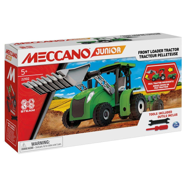 Meccano Junior Frontlastare Traktor multifärg
