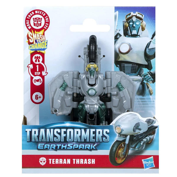 Transformers Earthspark Smash to Change Terran Thrash multifärg