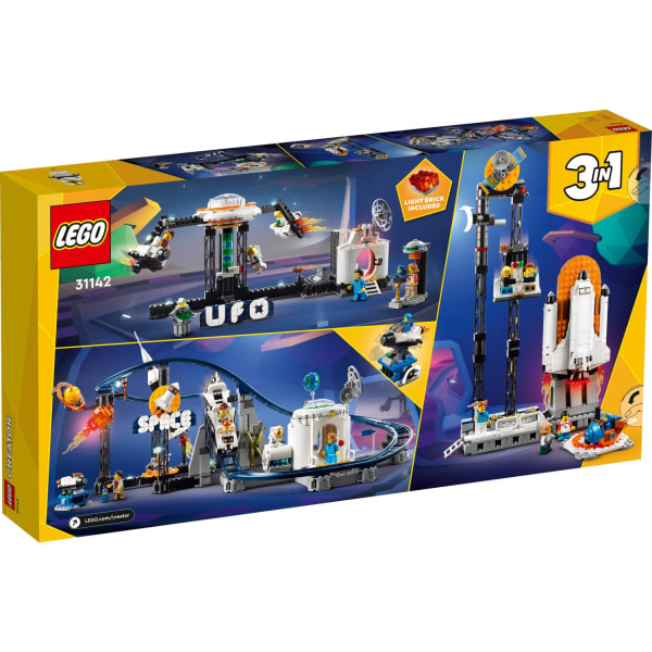 LEGO® Creator 3in1 Bergochdalbana med rymdtema 31142