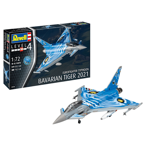 Revell Eurofighter Typhoon The Bavarian Tiger 2021 03818 multifärg