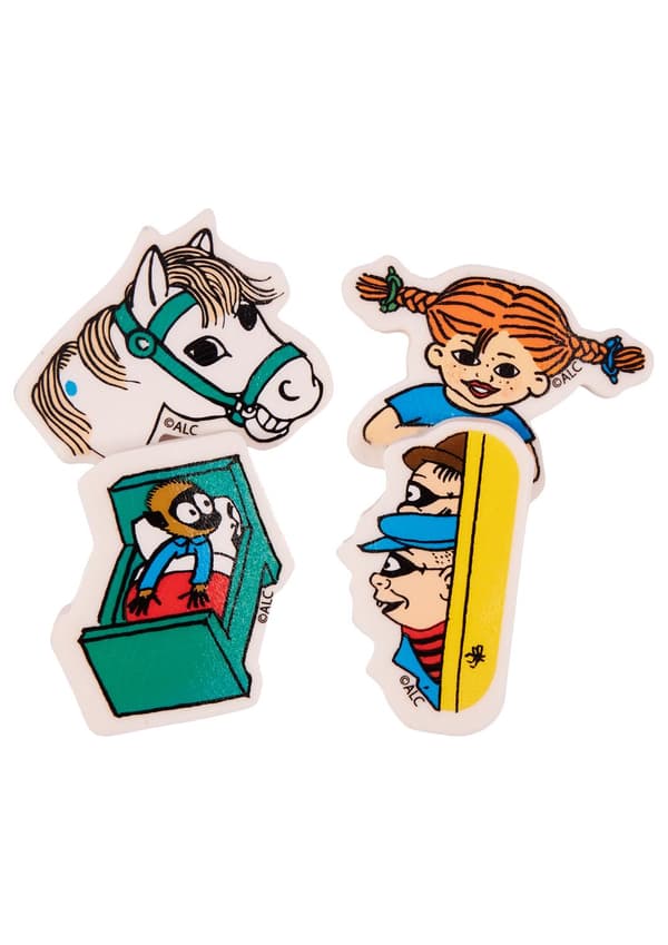 Pippi Suddgummiset 4-pack multifärg