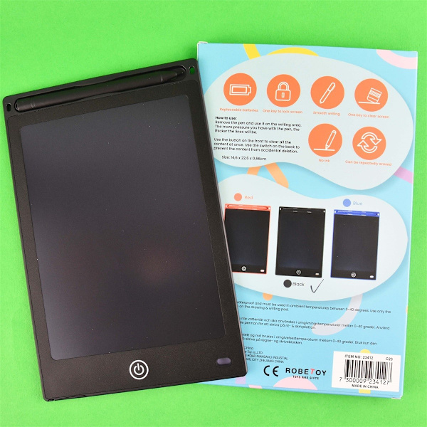 Ritplatta LCD 8,5” Blå Blå