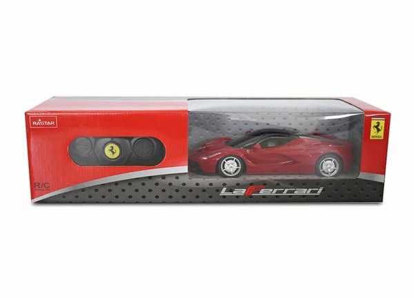 Rastar Ferrari LaFerrari Röd 1:24 Radiostyrd Vit