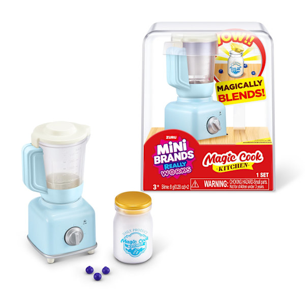 Mini Brands Magic Cook Kitchen Ljusblå Blender multifärg
