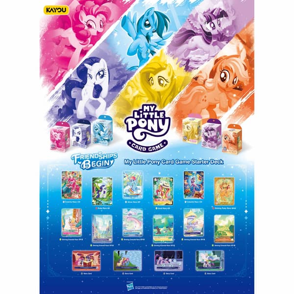 My Little Pony Friendship Begin Starter Deck Rarity Mörkblå multifärg