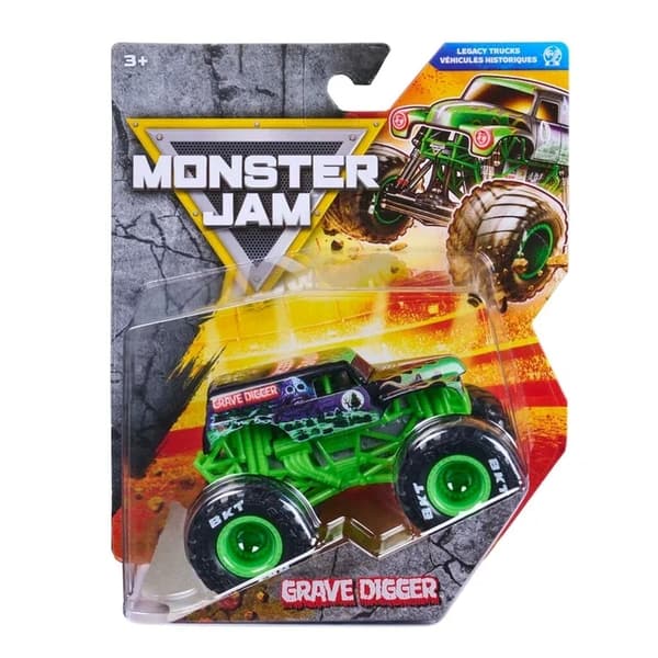 Monster Jam 1:64 S47 Grave Digger multifärg