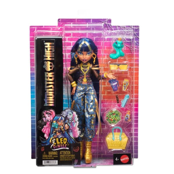 Monster High Docka Cleo De Nile med tillbehör multifärg