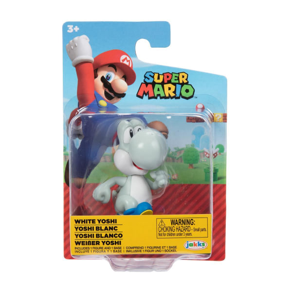 Super Mario Figur 5cm Limited White Running Yoshi (new Deco) multifärg