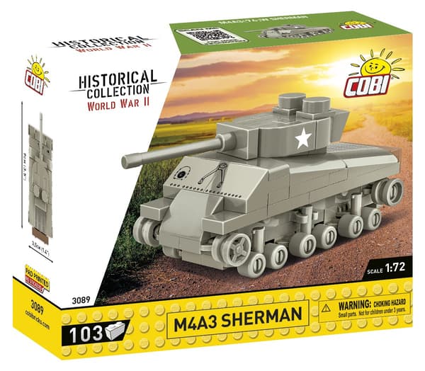 Cobi M4A3 Sherman 1:72 3089 multifärg