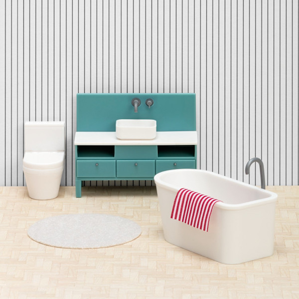 Lundby Badrumsset Basic multifärg