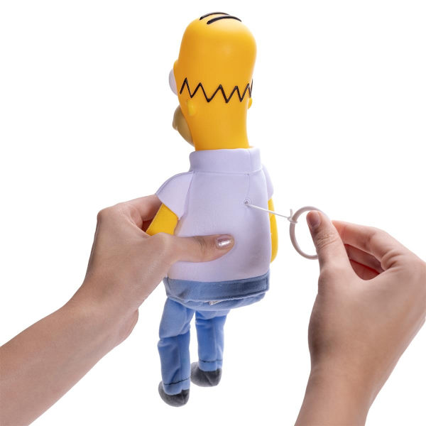 The Simpsons Shelf Talkers Homer Talande figur multifärg