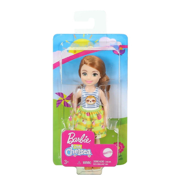 Barbie Chelsea Flicka med kjol sengångarmotiv GHV66 multifärg