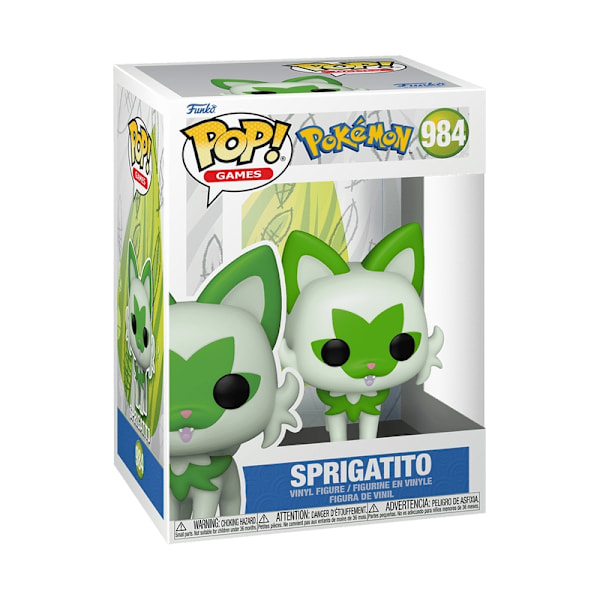 Funko POP! Games Pokemon Sprigatito 984 multifärg