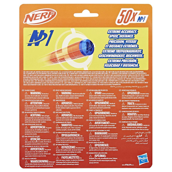 NERF N-Series Dart Refill 50-pack multifärg
