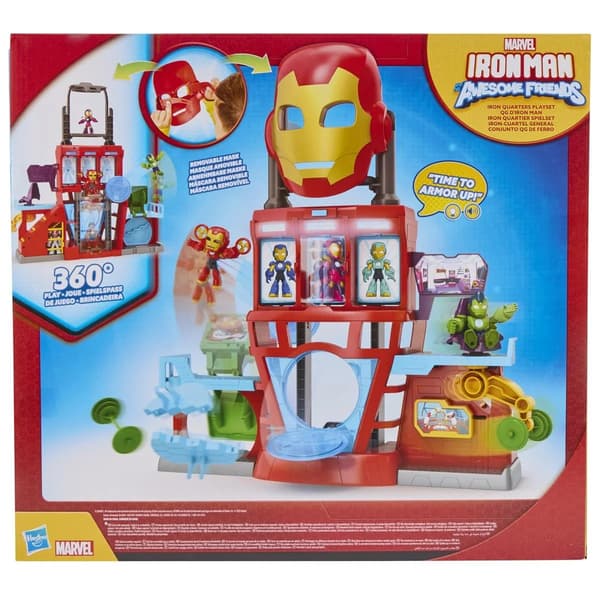 Marvel Iron Man Awesome Friends Iron Quarters Lekset multifärg