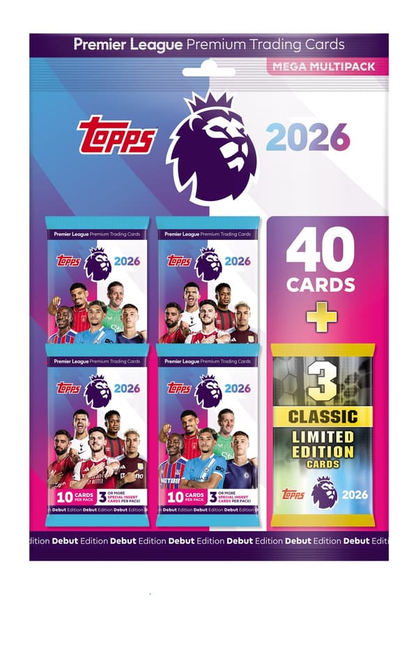 Topps Premier League 2026 Mega Multipack multifärg