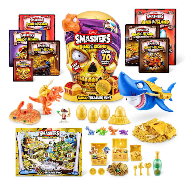 Zuru Smashers Dino Island Gold Treasure Hunt multifärg