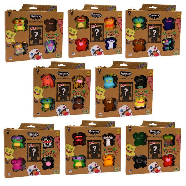 Fuggler Collectible Figures 5-pack s2 multifärg
