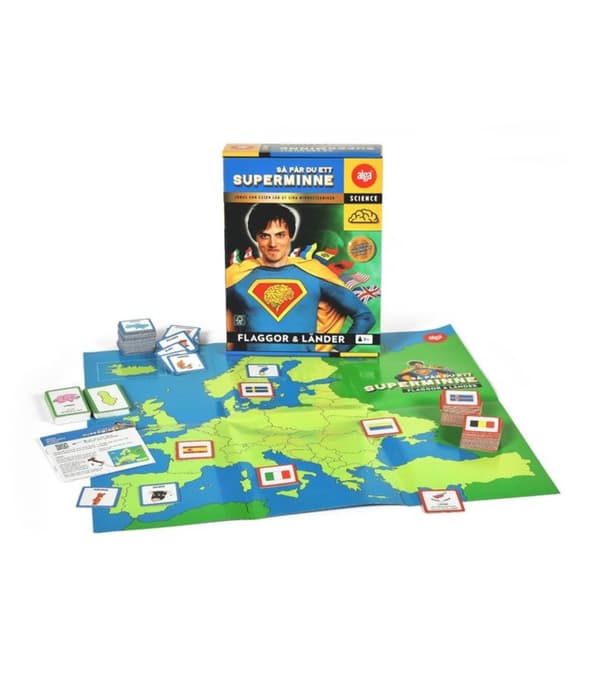 Superminne Flaggor & länder SE multifärg