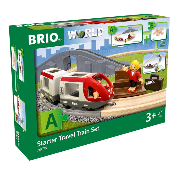 Brio Starter Travel Train Set 36079 multifärg