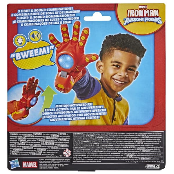 Marvel Iron Man Repulsor Handske med ljud och ljus multifärg