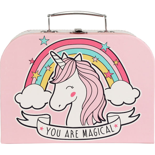 Resväska 3-pack Unicorn multifärg
