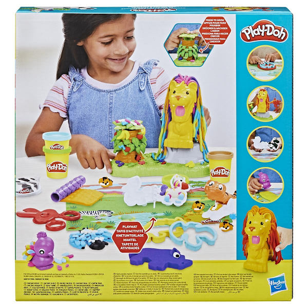 Play-Doh Lejon med växande man Lekset multifärg