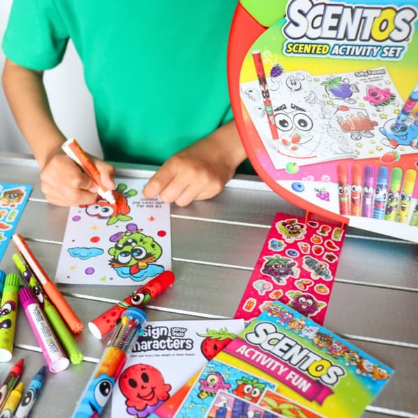 Scentos Scented Activity Set i väska multifärg