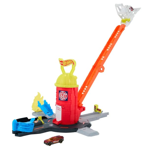 Hot Wheels Super Fire Station Lekset multifärg
