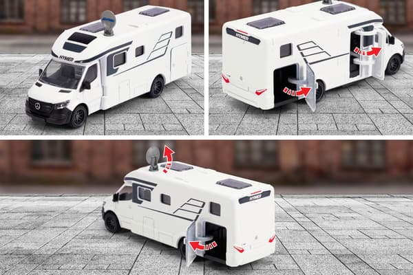 Majorette Hymer Husbil Metall multifärg