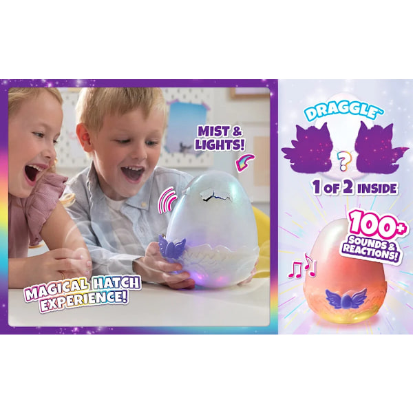 Hatchimals Alive Mystery Hatch Draggle multifärg