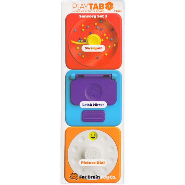 Fat Brain Play Tab Sensory Set 3 Orange multifärg