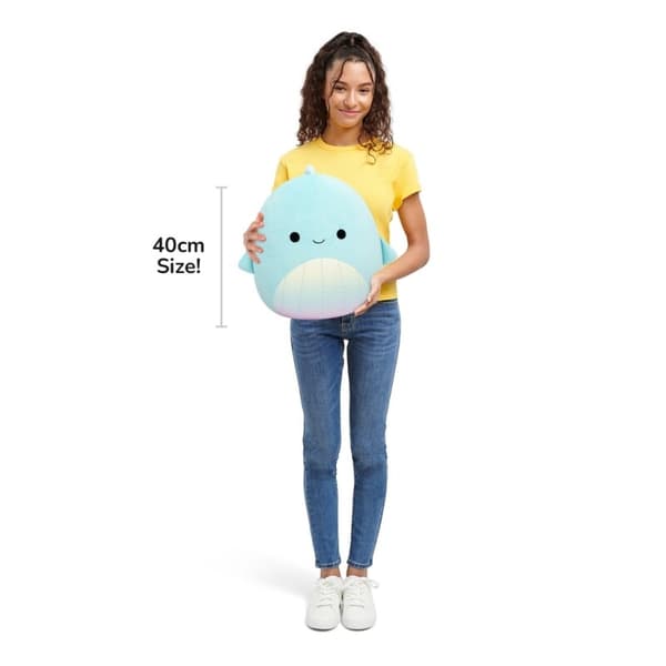 Squishmallows 40cm Shah Whale multifärg
