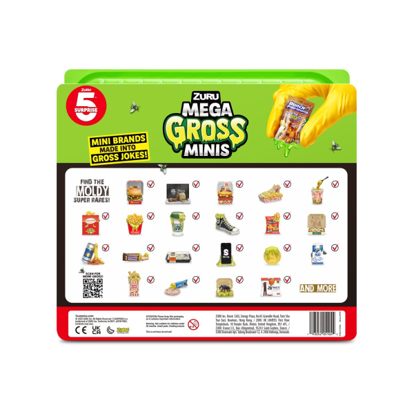 5 Surprise Zuru Mega Gross Minis Collector's Case multifärg