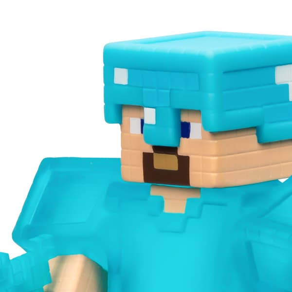 Goo Jit Zu Minecraft Steve with Diamond Armor Sword multifärg