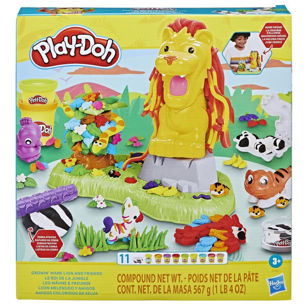 Play-Doh Lejon med växande man Lekset multifärg