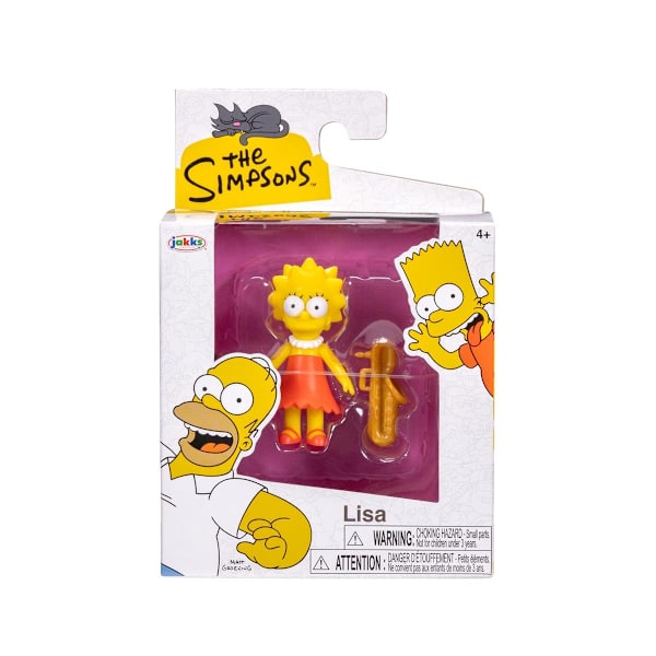 The Simpsons Figur 6cm Lisa multifärg