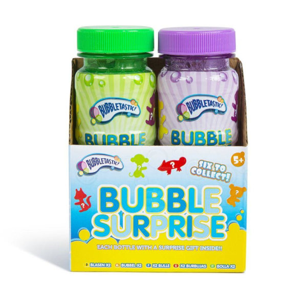 Bubbletastic Bubble Surprise 2-pack Såpbubblor multifärg