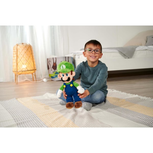 Super Mario Mjukdjur 30cm Luigi multifärg